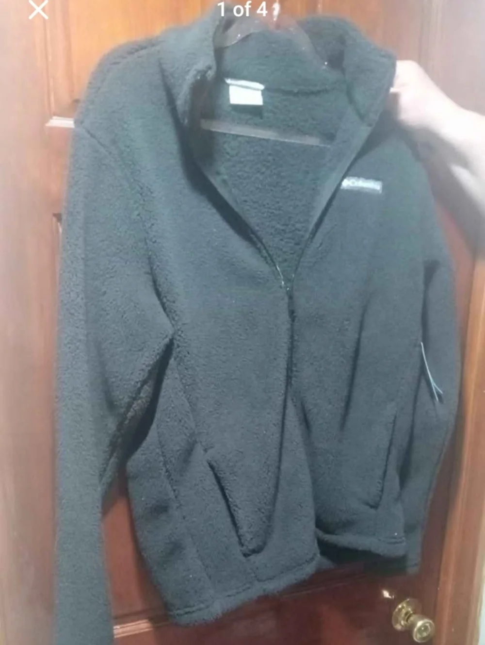 Columbia Black Teddy Sherpa Full-Zip Jacket